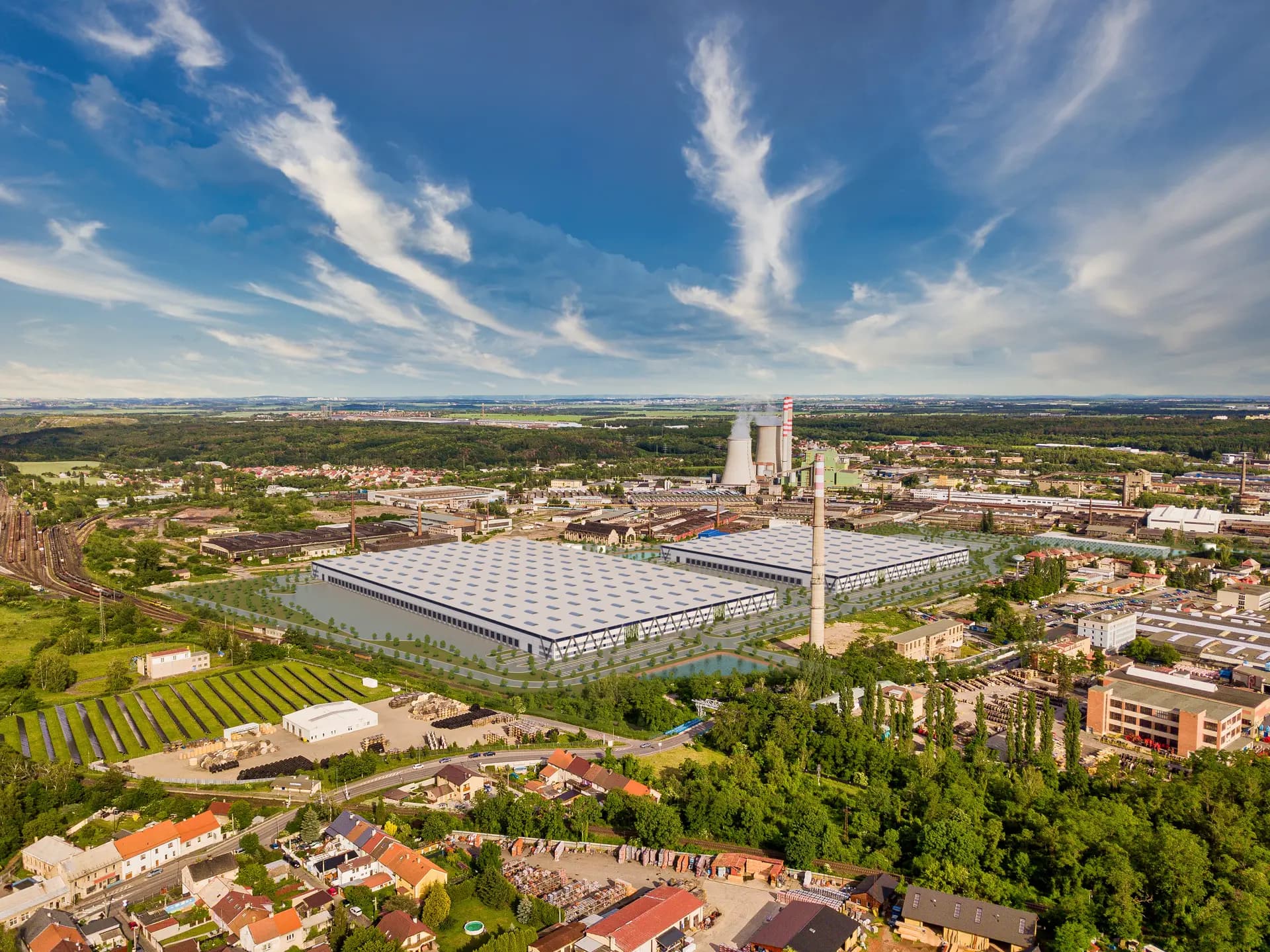 Panattoni Park Kladno - pronájem skladových a výrobních prostor 