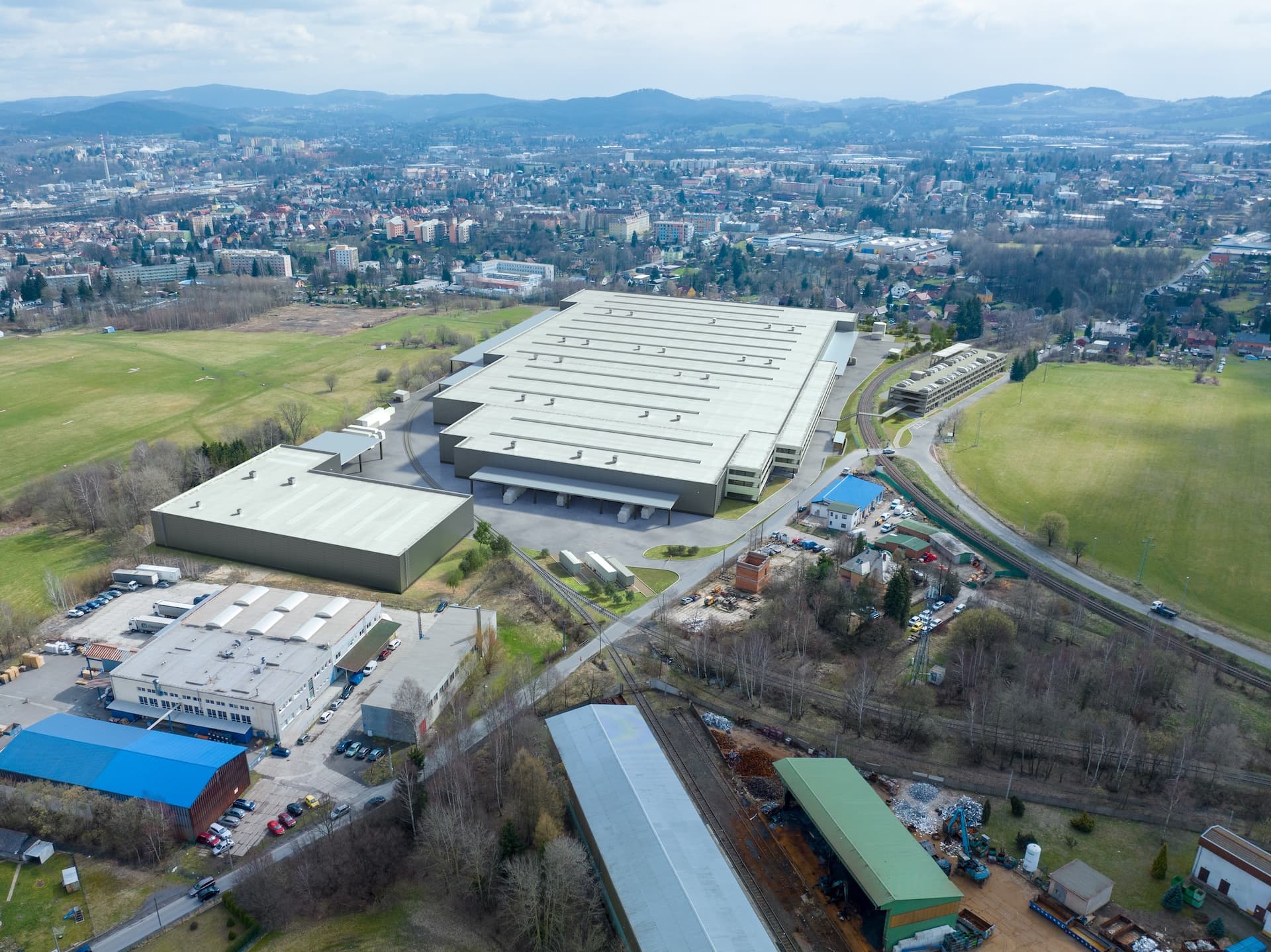 Pronájem skladovacích a výrobních prostor - Liberec Ostašov